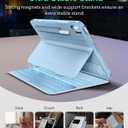 ESR for iPad Air 11 Inch Case M4/M3/M2 (2026/2025/2024), iPad Air 5th/4th Gen Case (2022/2020) 10.9 Inch, Removable Magnetic Cover, Adjustable Portrait/Landscape Stand, 9 Standing Angles, Light Blue