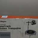 Lifepro JumpTrack 40 Rebounder Trampoline  225 lb or 350 lbs Max Weight Portable Silent Bungee System with Jump Counter - Low-Impact Cardio & Exercise Trampoline for Home Workouts