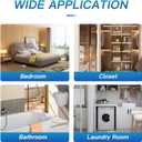 Vacplus Moisture Absorbers, Hanging Closet Dehumidifier Bags, Humidity Packs, Desiccant, Closet Dehumidifiers with Lavender Fragrance, 10 Pack, 9.8 OZ