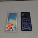 Gritup for Moto G Stylus 5G-2021 Case with Slide Camera Cover | 1*Pack HD Screen Protectors | 360 Rotating Metal Kickstand | MIL-Grade Shockproof Protection, Blue