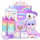 6 Year Old Girl Birthday Gifts, Unicorn Gifts for Girls Age 6, Birthday Gift for Girls Kids, Unicorn Toys Diary Headband Eye Mask Water Bottle for Six Year Olds Girl Gift Ideas Decorations Accessories