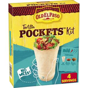 Old El Paso Tortilla Pockets Dinner Kit, 12.4 oz (8 Count (Pack of 1))
