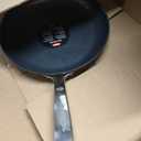 OXO Enhanced 10" Frying Pan Skillet, PFAS-Free Ceramic Nonstick, Durable Hard Anodized Cookware, Scratch Resistant, Stainless Steel Handle, Good Grips, Dishwasher Safe, Oven safe, Black