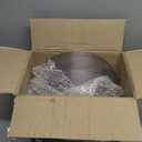 bUCLA 100Pieces Clear Plastic Plates -10.25inch Disposable Dinner Plates- Premium Weddings& Party Plates