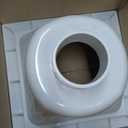 Oatey 42721 Floor-Mounted Utility Sink with 3 in. Socket, White, Small