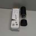 Electric Salt and Pepper Grinder Set Automatic Battery Pepper Mill Shakers Adjustable Coarseness Easy Filling Upgraded Larger Capacity with Led (1 Pack Black