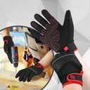 MOREOK Work Gloves Gardening Gloves for Men/Women-[Strengthen Palm Protection] Protective Work Gloves Utility Gloves Flexible Grip Full Finger Yard Gloves-L