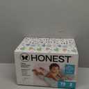 The Honest Company Comfort Dry Disposable Diapers for Sensitive Skin, Hypoallergenic, Fragrance-Free, Turtle Time + Pattern Play, Club Box Size 2 (12-18 lbs), 72 Count