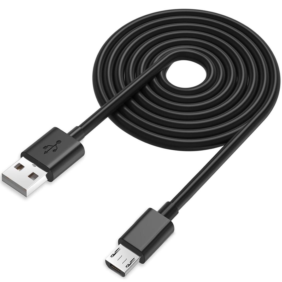 15FT Long Micro USB Cable,PS4 Controller Charger Cord for Xbox One S X,PS4 Charging Cable for Sony PlayStation-4,PS 4 Slim Pro,Fire Stick,Old Android Phone Micro B Data Cord for Samsung Kindle Tablet