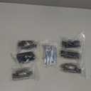 Aluminum Mounting Clamps 1112514 Tonneau Cover clampsTruck Cover, Cap Clamps 6PCS Black