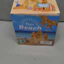 Beach Toys Sand Toys for Kids, Sand Castle Toys with Castle Bucket, Sand Molds, Shovel and Rake, Sandbox Toy for Toddlers 1-3 4 5 6 7 8 9 10 12, Beach Summer Accessories for Kids