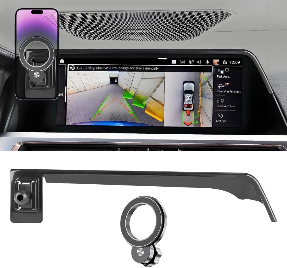 Car Magnetic Phone Mount for BMW 3 Series 2019-2022 and BMW 4 Series 2021-2023 Auto Interior Accessories Best Cellphone Holder Mobile Cradle Cell Phones Navigation Charging Screen Magnet Stand