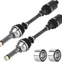 Rear Left/Right CV Axle with Wheel Bearing Kit for Polaris Sportsman 570 EPS Premium SP Trail 2016 2017 2018 2019 2020 2021 2022, Sportsman 450 HO EPS 2017 2018 2019 2020 2021, 1332656, 1332881