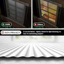 LazBlinds No Tools No Drill Cordless 1" Aluminum Mini Blinds, 100% Privacy S-Curve Blinds for Windows, Room Darkening Horizontal Window Blinds and Shades for Home, 22" W x 48" H, White