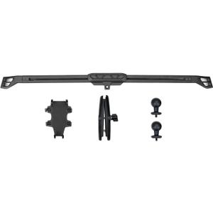 Mabett Upgraded Dashboard Phone Holder Mount for Ford Bronco 20212025, Aluminum Dash Multi-Function Bracket with 1 Phone Holder & 2 Ball Mounts, Easy Install Slide Rail System (Not for Bronco Sport)