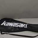 Kawasaki Badminton Set with 2 Badminton Rackets, 3 Shuttlecocks, and Carrying Bag