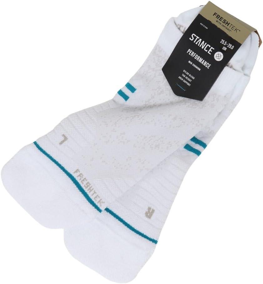 Stance Athletic Tab Socks for Men and Women  Performance Mesh and Cushioning  FEEL360 Technology White SM (US Men's Shoe 3-5.5, Women's Shoe 5-7.5) One Size