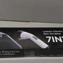 Leebein Electric Spin Scrubber, Cordless Cleaning Brush for Bathroom Shower Tub, IPX7 Waterproof Power Scrubber with 7 Brush Heads, Extendable Long Handle and 2 Speeds Scrubber for Bathtub Floor (Black)