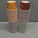 60 Pcs Thanksgiving Snack Cups 8 oz Turkey Disposable Paper Bowls Fall Autumn Themed Turkey Treat Paper Cups Dessert Ice Cream Bowls for Thanksgiving Party Favor Supplies, 4 Styles