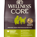 Wellness CORE Grain-Free High-Protein Small Breed Dry Dog Food, Natural Ingredients, Made in USA with Real Meat (Adult, Healthy Weight, 12-Pound Bag)