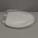 Bemis 7300SLEC Slow Close Toilet Seat, Easy Clean Hinges and Durable Plastic Seat, Made in USA, Elongated, White