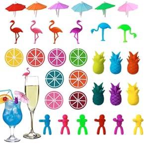 Drink Markers. Keep Track of Everyone's Glass. Pack of 4