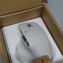 Logitech MX Master 4 for Mac, Ergonomic Bluetooth Mouse with Advanced Performance Haptic Feedback, Ultra-Fast Scrolling, USB-C Charging, MacOS, iPadOS, Windows - White Silver