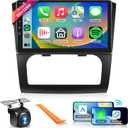 8 CORE 6G+128G Car Radio Stereo for Nissan Altima 2008-2012(Auto A/C) with Wireless CarPlay/Android Auto,9" IPS Android 13 Touch Screen Car Audio,GPS,BT5.0,DSP,WiFi,SWC,AHD Backup Camera