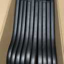 ZOBER Black Wooden Hangers - Heavy Duty, Non Slip Wood Hangers for Coats, Jackets, Suits, & Pants - Coat Hangers for Closet W/Bar and Notches 20 Pack