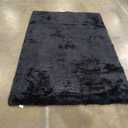 Ophanie 6'x9' Black Rugs for Living Room, LargeFluffy Shag Fuzzy Plush Soft Living Room Area Rugs, Floor Shaggy Carpets for Bedroom, Carpet for Kids Boys Girls Dorm Nursery Home Decor Aesthetic