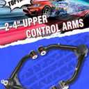 2-4" Lift Front Upper Control Arms for 1999-2006 Chevy Silverado GMC Sierra 1500, 2000-2006 Suburban 1500 Tahoe Yukon/Yukon XL 1500, 2002-2006 Avalanche 1500