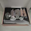 5-in-1 Hot Air Styler Wrap, High-Speed Hair Dryer Brush Blow Dryer with 2 Auto Wrap Curlers for Curling, Straightening, Volumizing, Fast Drying & Frizz-Free Styling for All Hair Types