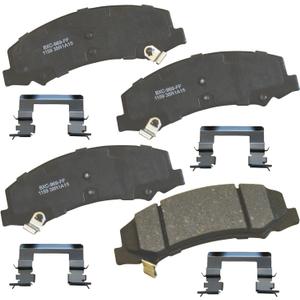 Bendix Premium SBC1159 Ceramic Front Brake Pads for Select Models Buick LaCrosse, Lucerne, Cadillac DTS, Chevrolet Impala, Impala Limited, Monte Carlo Bendix Premium SBC1159 Ceramic Front Brake Pads for Select Models Buick LaCrosse, Lucerne, Cadillac DTS, Chevrolet Impala, Impala Limited, Monte Carlo