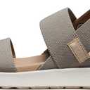 KEEN Women's Elle Backstrap Casual Platform Open Toe Wedge Sandals (7, Brindle/Birch)