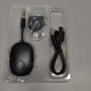 Bluetooth 5.3 Transmitter Receiver for Airplane TV, 2 in 1 Wireless Bluetooth Adapter for Airplane AirPods or Wireless Headphones Dual Pairs, 3.5mm Aux Adapter for Flight TV Gym Car/Home Stereo