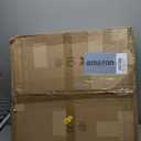 Wellmet Crystal Chandelier with K9 Smoke Crystals, Farmhouse Chandelier for Dining Room, Round Light Fixture for Bedroom, Kitchen Island, Hallway, Closet, Living Room, Entryway, Foyer (Black)