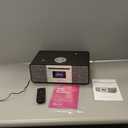 LEMEGA MSY5 CD Player,FM Digital Radio, Internet Radios, Spotify Connect, Bluetooth Speaker Stereo Sound, USB Player, USB Charging,Clock Alarms,Remote & App Control  White Oak Finish