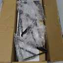 BAYKA Wall Shelves for Bathroom Decor, Floating Wall Shelves for Living Room Kitchen Storage, Mounted Rustic Wood Floating Shelves for Kids Books, Corner Shelf for Bedroom(Rustic Brown, Set of 4) (16-inch Mixed)