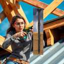 50-Pack Heavy-Duty Outdoor Deck Screw Set, #14 x 4-1/2 Inch Star Drive Wood Screws, Rust-Resistant Timber Screws for Wood, Log, and Landscaping Applications (#14 x 4-1/2 Black)