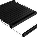 RV Thin Pleated Shade Replacement Compatible with Lippert Prepped Entry Doors/Thin Shade Ready Lippert Entry Door,12 x 21 RV Window Blinds for Camper Travel Trailers