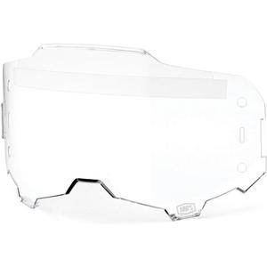 100% ARMEGA Goggle Replacement Lens - Injected Lens - Compatible with ARMEGA Goggles Only (One Size, Clear)