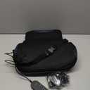 KNQZE Lumbar Support Pillow for Office Chair, Heated Back Support Pillow with Vibration, Back Massage for Pain Relief, at Home Office Car Sofa, 3 Heating Levels & 4 Motors & 3 Intensities, Gifts (Large-With Function)