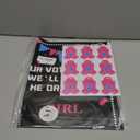 Gender Reveal Party Supplies - 54 Voting Stickers & Large Poster for Baby Shower Games, Boy or Girl Reveal Decorations, Pink & Blue Theme