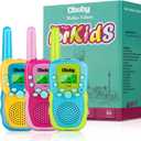 Obuby Toys for 3-12 Year Old Boys Walkie Talkies for Kids 22 Channels 2 Way Radio Gifts Toys with Backlit LCD Flashlight 3 KMs Range for Age 3 up Boy and Girls to Outside , Hiking, Camping
