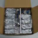 Pc Accessories - Connectors Pro 10 Sets Solder Type DB9 Male and Plastic Hoods, D-Sub Connector + Hoods, 20-Pack (10 DB9 Males + 10 Hoods)