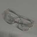 Stoggles Square Z87.2 Certified Polycarbonate Small Fit Safety Glasses, Scratch & Shatter-Proof, Blue-Light & UV Blocking Lens, Top & Side Shields, Anti-Fog Dip Coated, Protective & Stylish Eyewear (Clear)