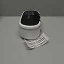 35W Ultrasonic Jewelry Cleaner, 45KHz Retainer Cleaner for Jewelry, 5 Timer & 3 Power Modes, Eyeglasses, Rings, Watch Strap, Dentures - 20oz, 304 Stainless Steel Tank, Quiet <38dB (White)