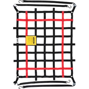 Orion Motor Tech Cargo Net for Pickup Truck Bed, 3.5'x4.2' Truck Short Bed Net for SUV ATV Oil Rig Cargo Rack, Heavy Duty Mesh Cargo Netting for Pickup with S-Hook Straps Tie Down Strap Bungee Cord