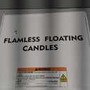 Homemory 36 Pack 3” Flameless Led Floating Candles, 200 Hour White Battery Operate Waterproof Tealights for Cylinder Vases, Centerpieces at Wedding Decor, Party, Pool + 10 Candles