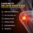 CAMBIVO 2 Pack Knee Braces for Knee Pain, Knee Compression Sleeve for Men and Women, Knee Support for Meniscus Tear, Running, Weightlifting, Workout, ACL, Arthritis, Joint Pain Relief (Black,Small)